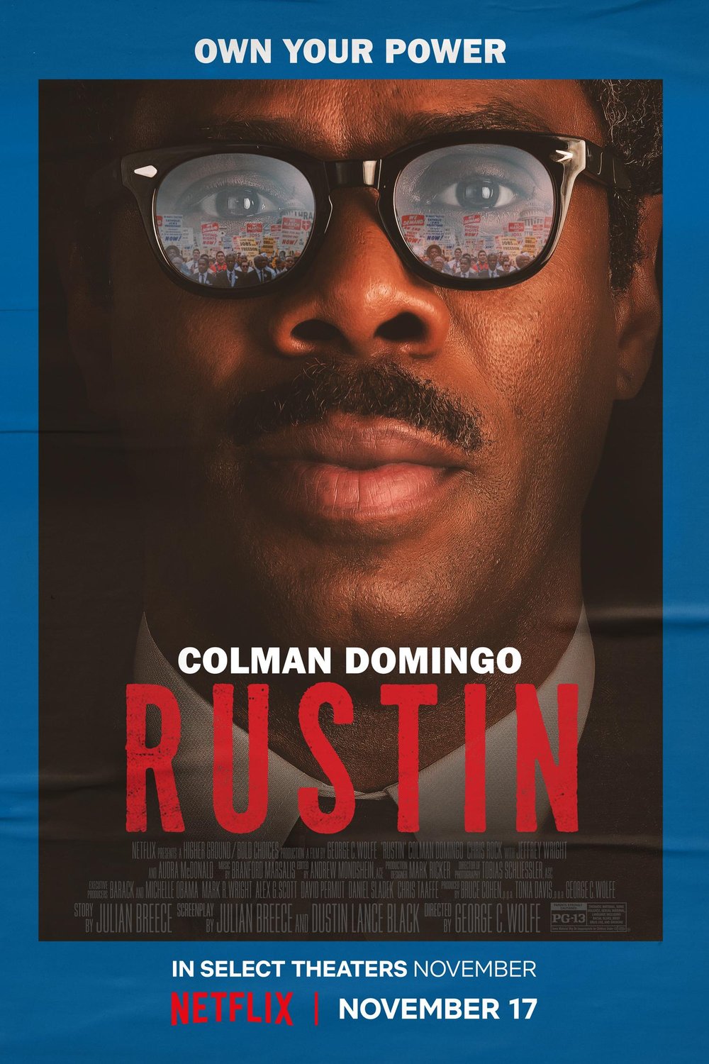 L'affiche du film Rustin