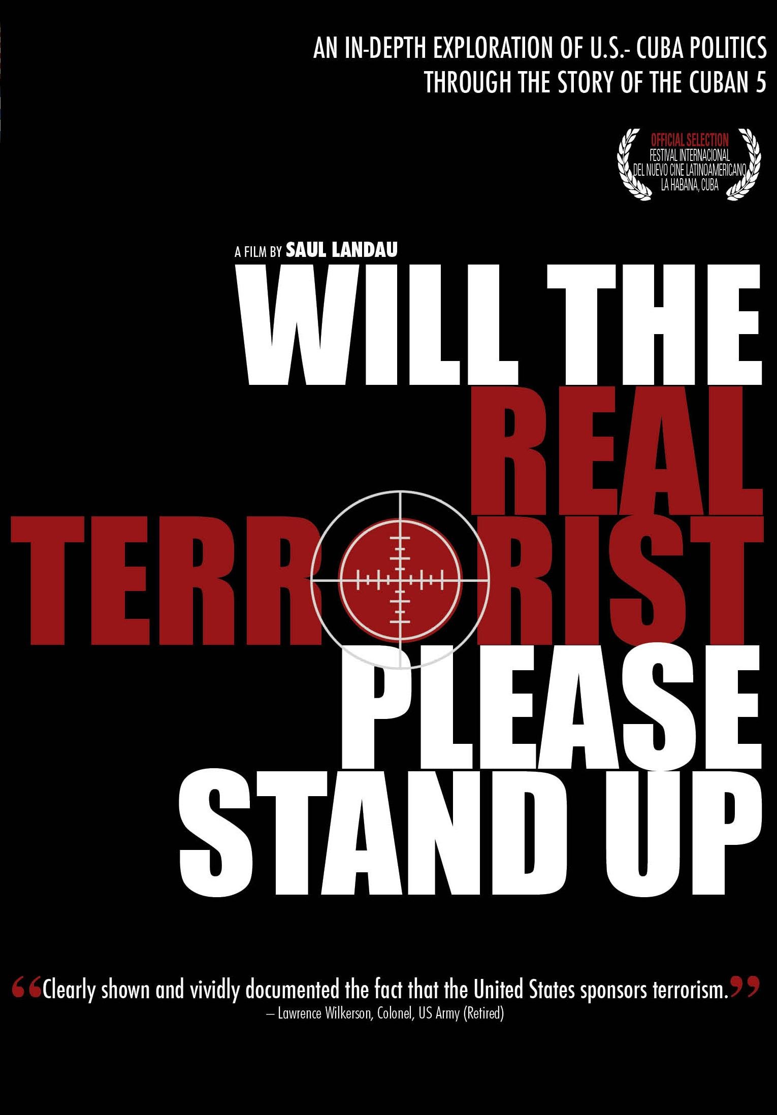 L'affiche du film Will the Real Terrorist Please Stand Up?