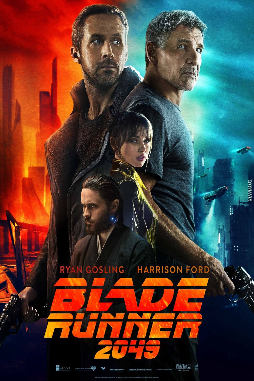 L'affiche du film Blade Runner 2049 v.f.