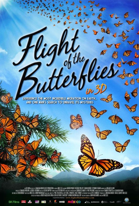 L'affiche du film L'incroyable voyage des papillons