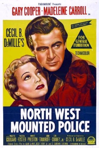 L'affiche du film North West Mounted Police