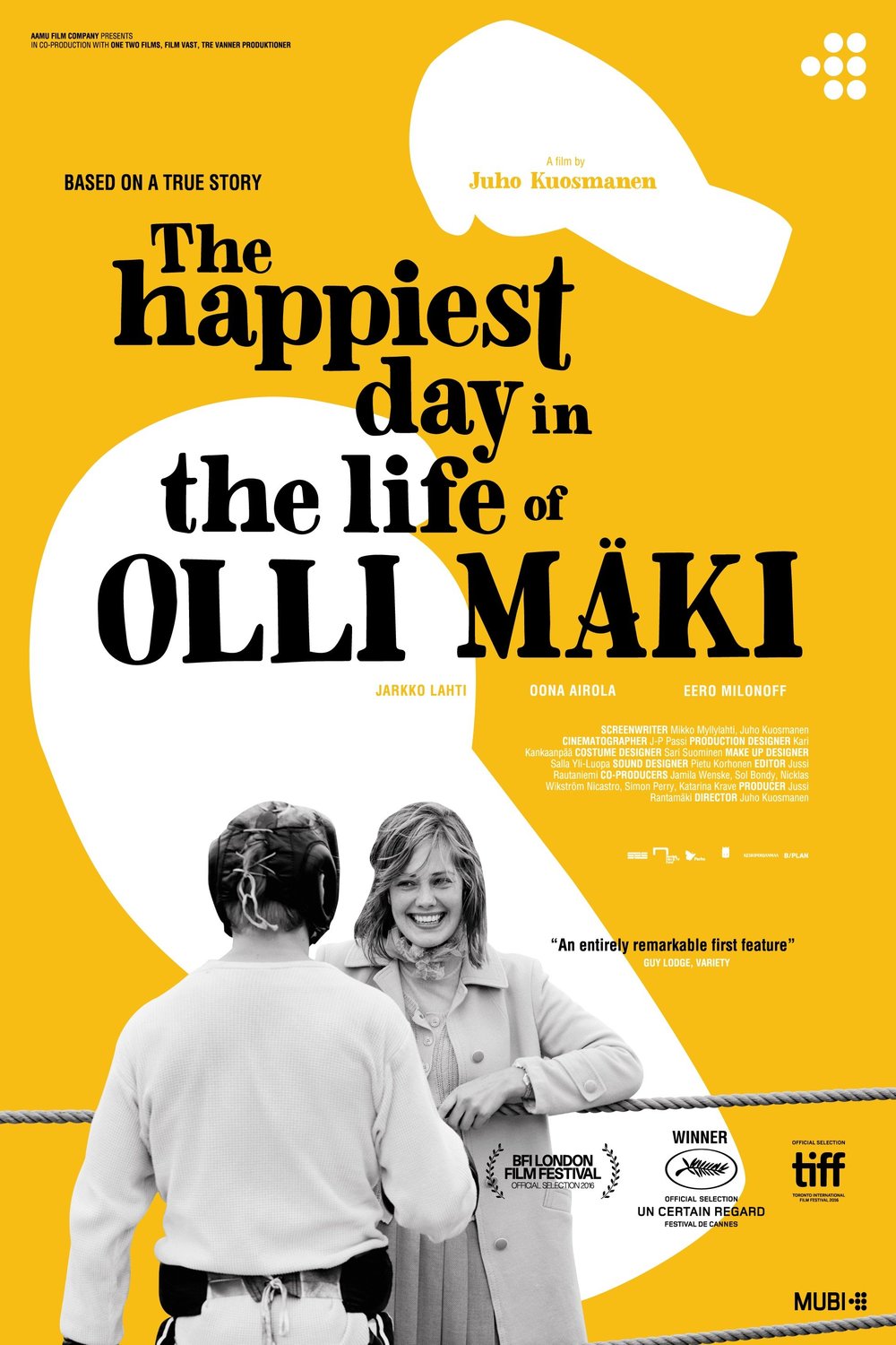 L'affiche du film The Happiest Day in the Life of Olli Mäki