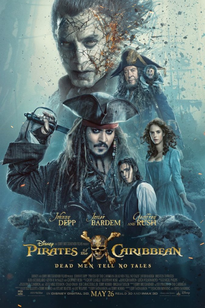 L'affiche du film Pirates of the Caribbean: Dead Men Tell No Tales
