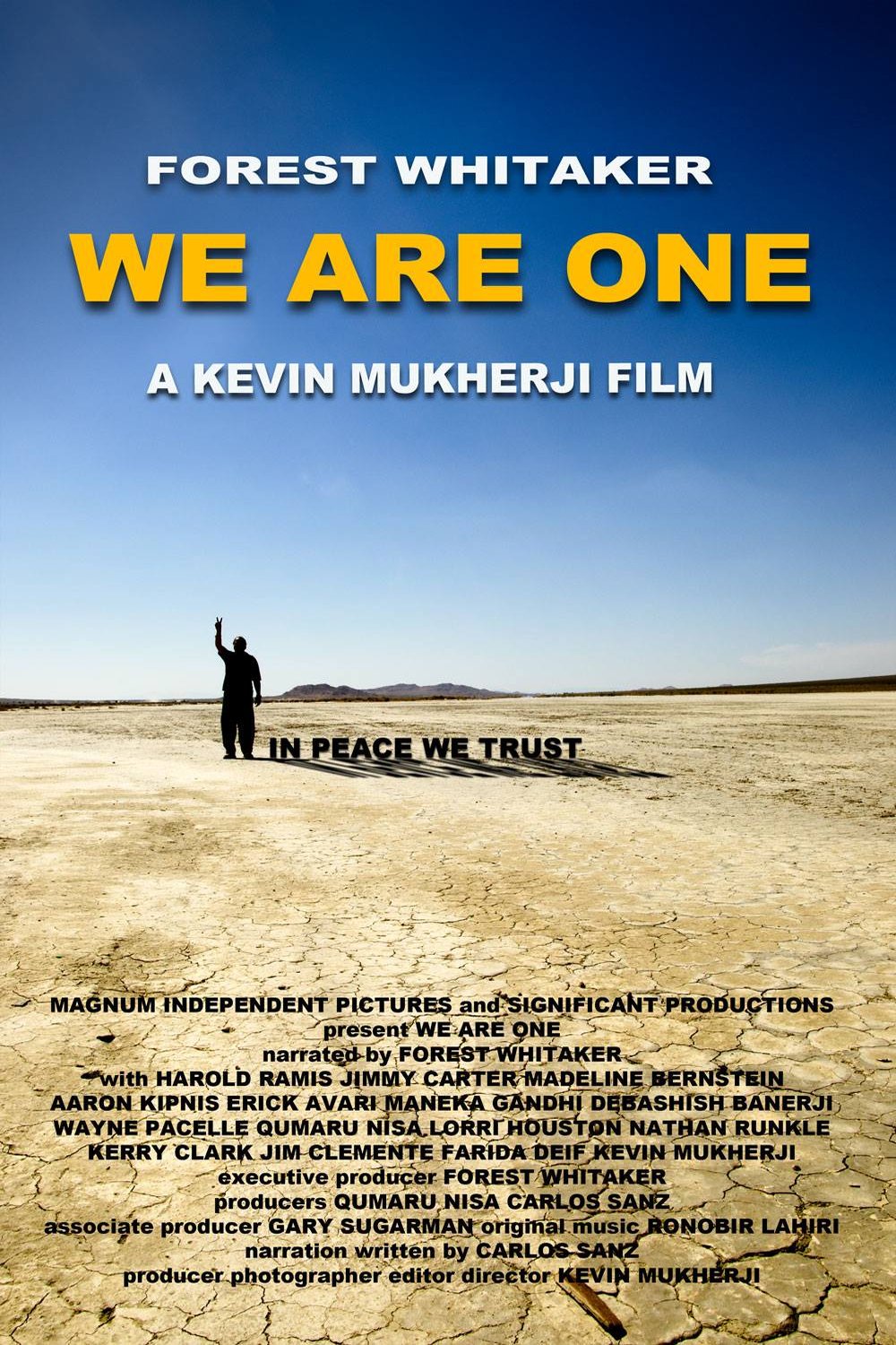 L'affiche du film We Are One