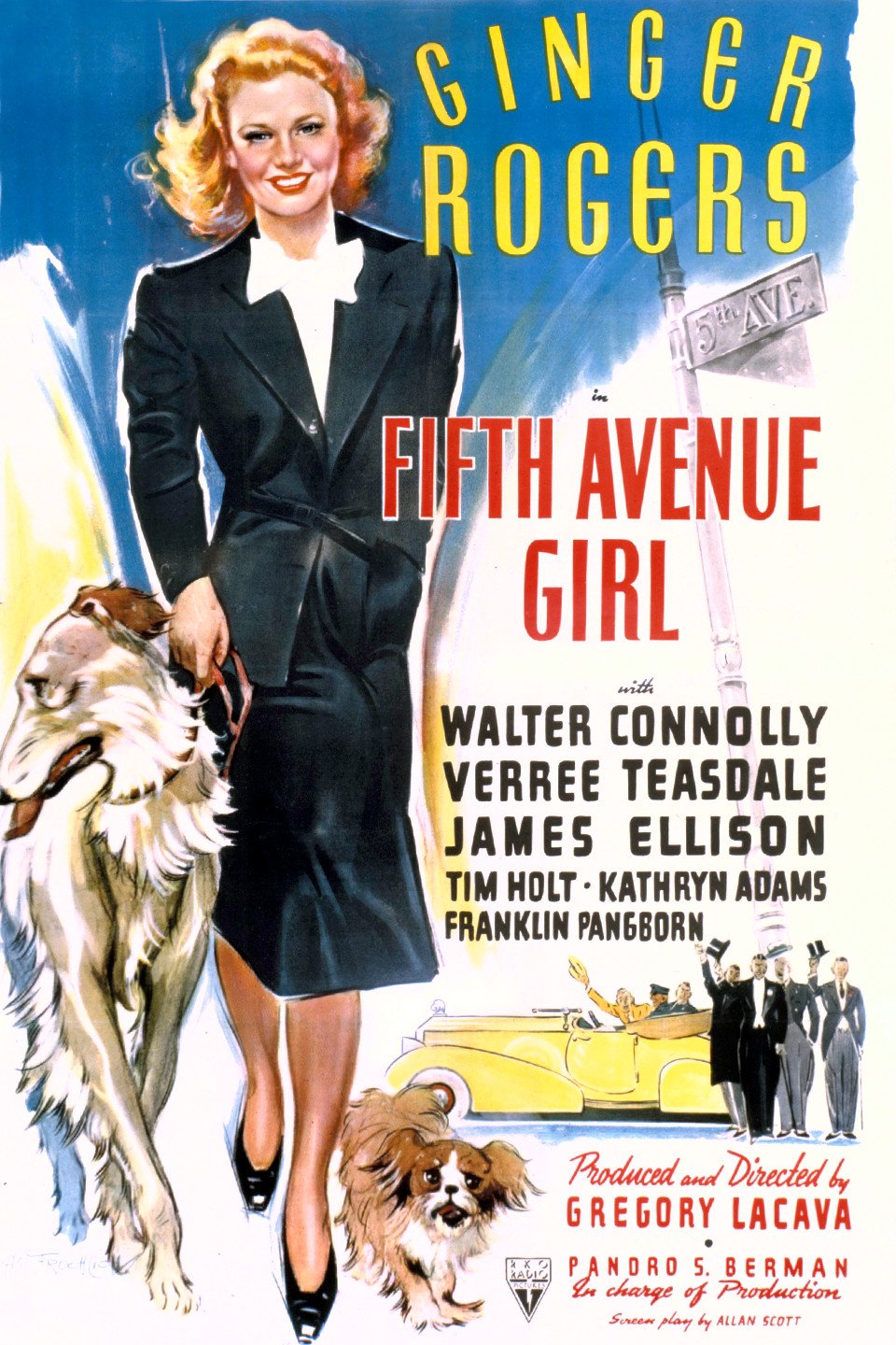 L'affiche du film Fifth Avenue Girl