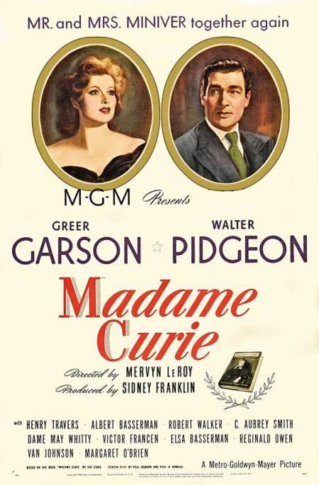 L'affiche du film Madame Curie