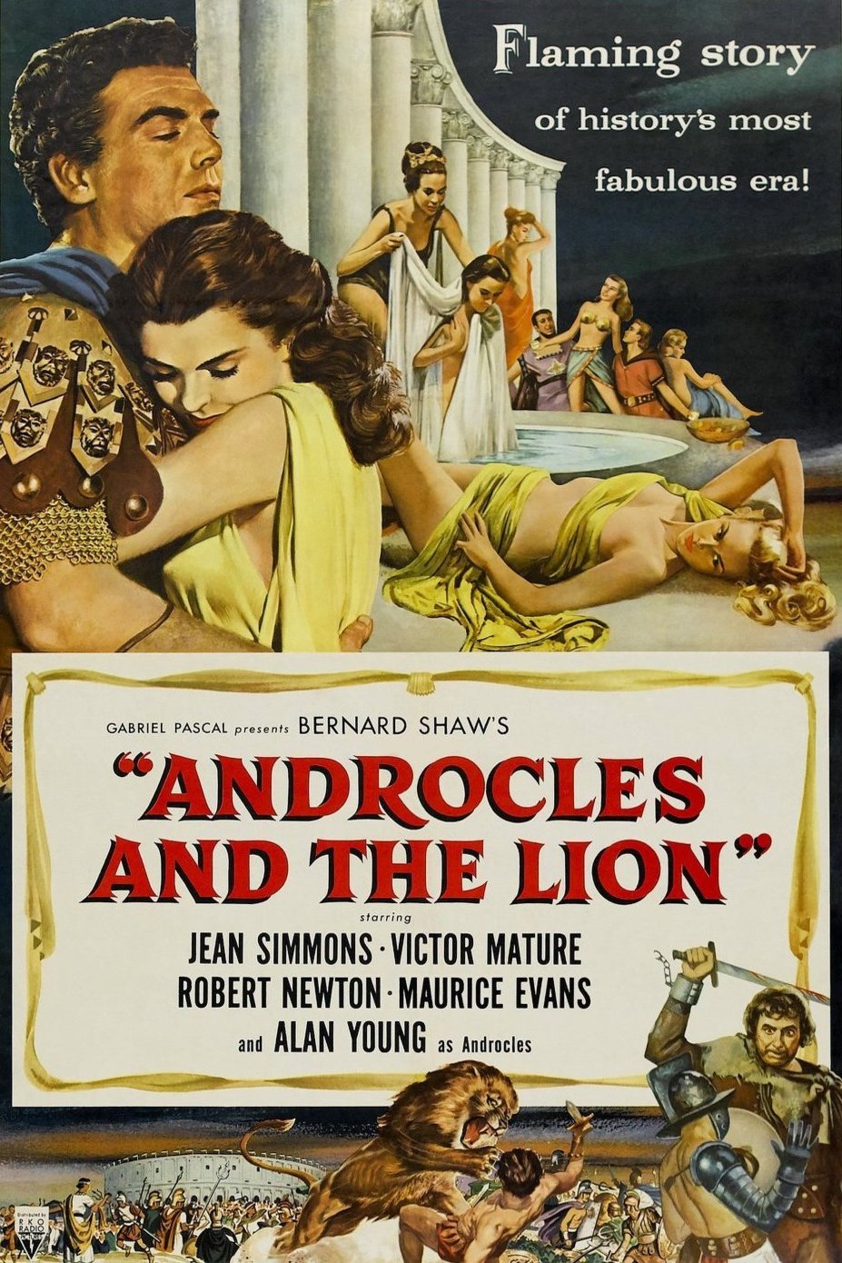 L'affiche du film Androcles and the Lion