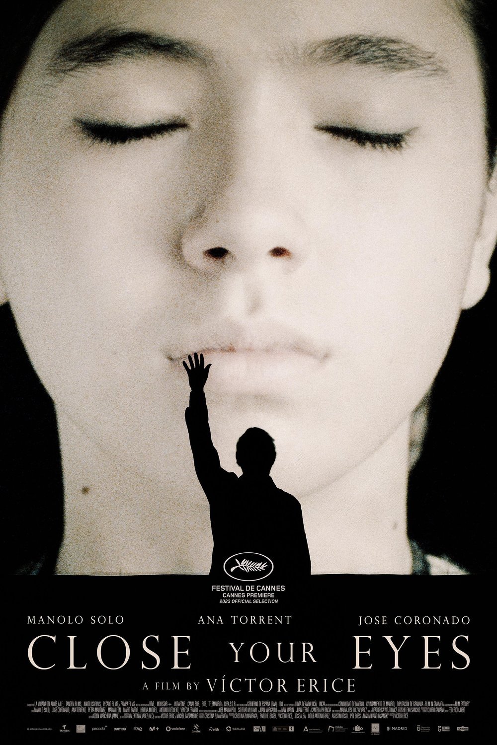 L'affiche originale du film Cerrar los ojos en espagnol