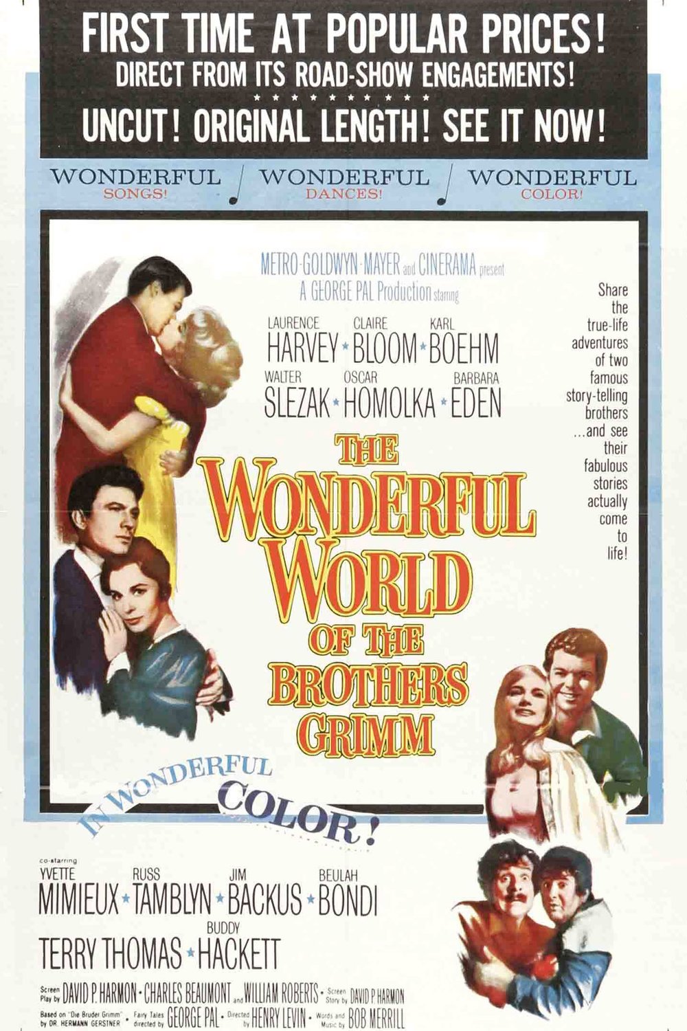 Poster of the movie The Wonderful World of the Brothers Grimm