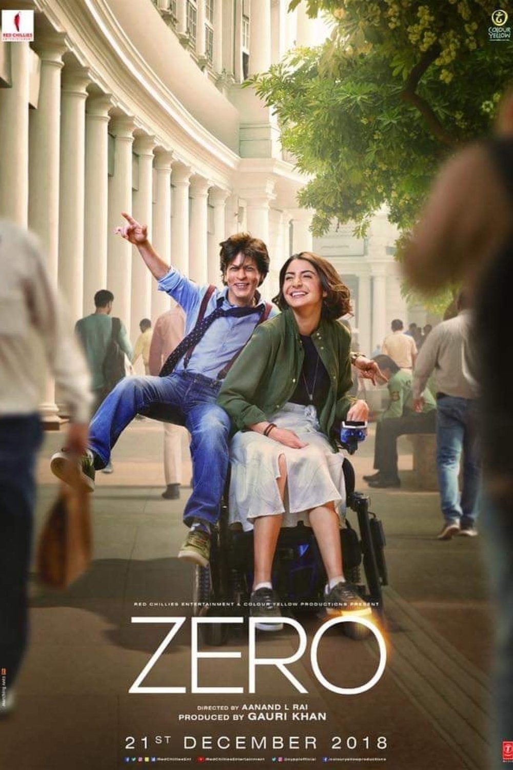 L'affiche originale du film Zero en Hindi