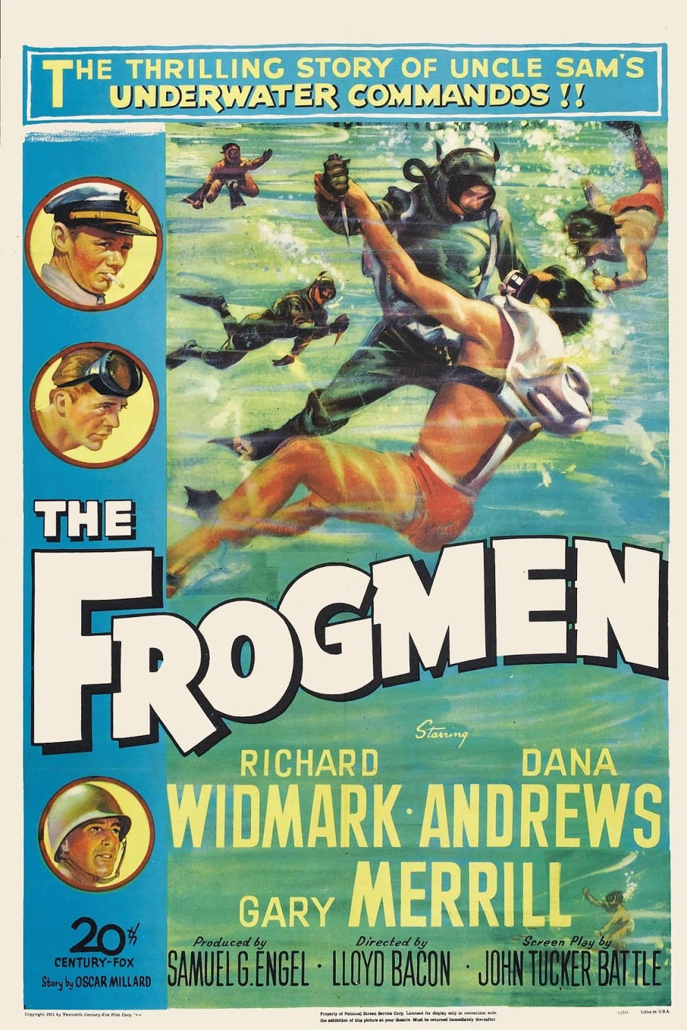 L'affiche du film The Frogmen