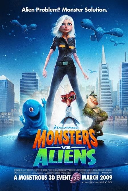 L'affiche du film Monstres contre Aliens
