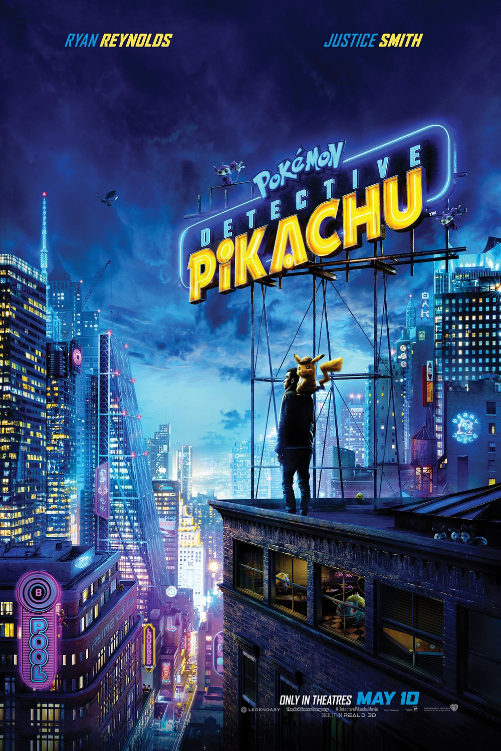 L'affiche du film Pokémon Detective Pikachu