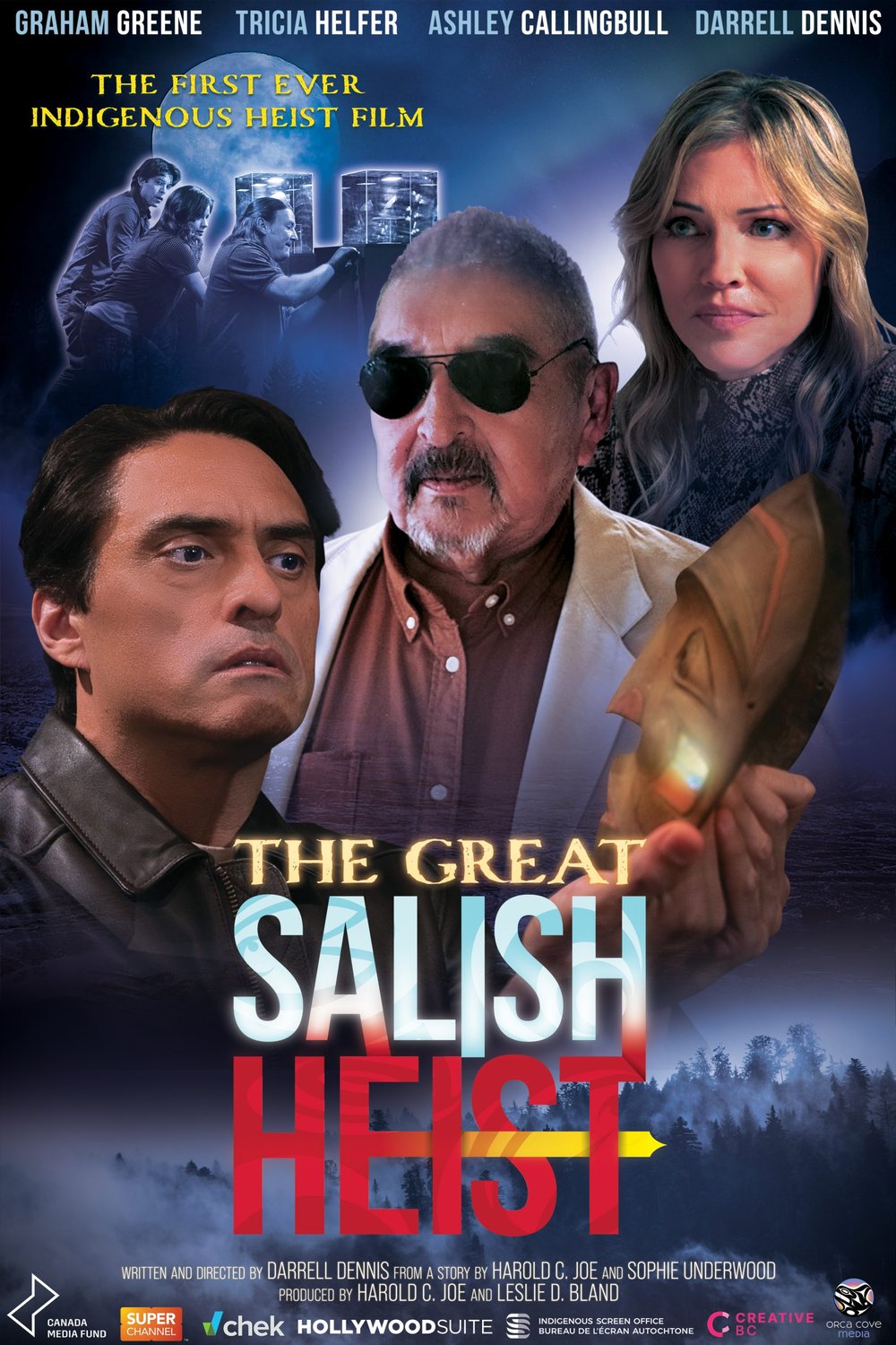 L'affiche du film The Great Salish Heist