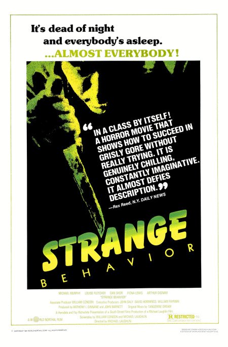 L'affiche du film Strange Behavior