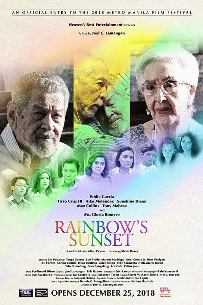 Filipino poster of the movie Rainbow's Sunset