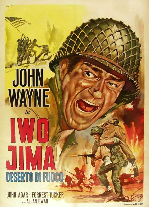 L'affiche du film Sands of Iwo Jima