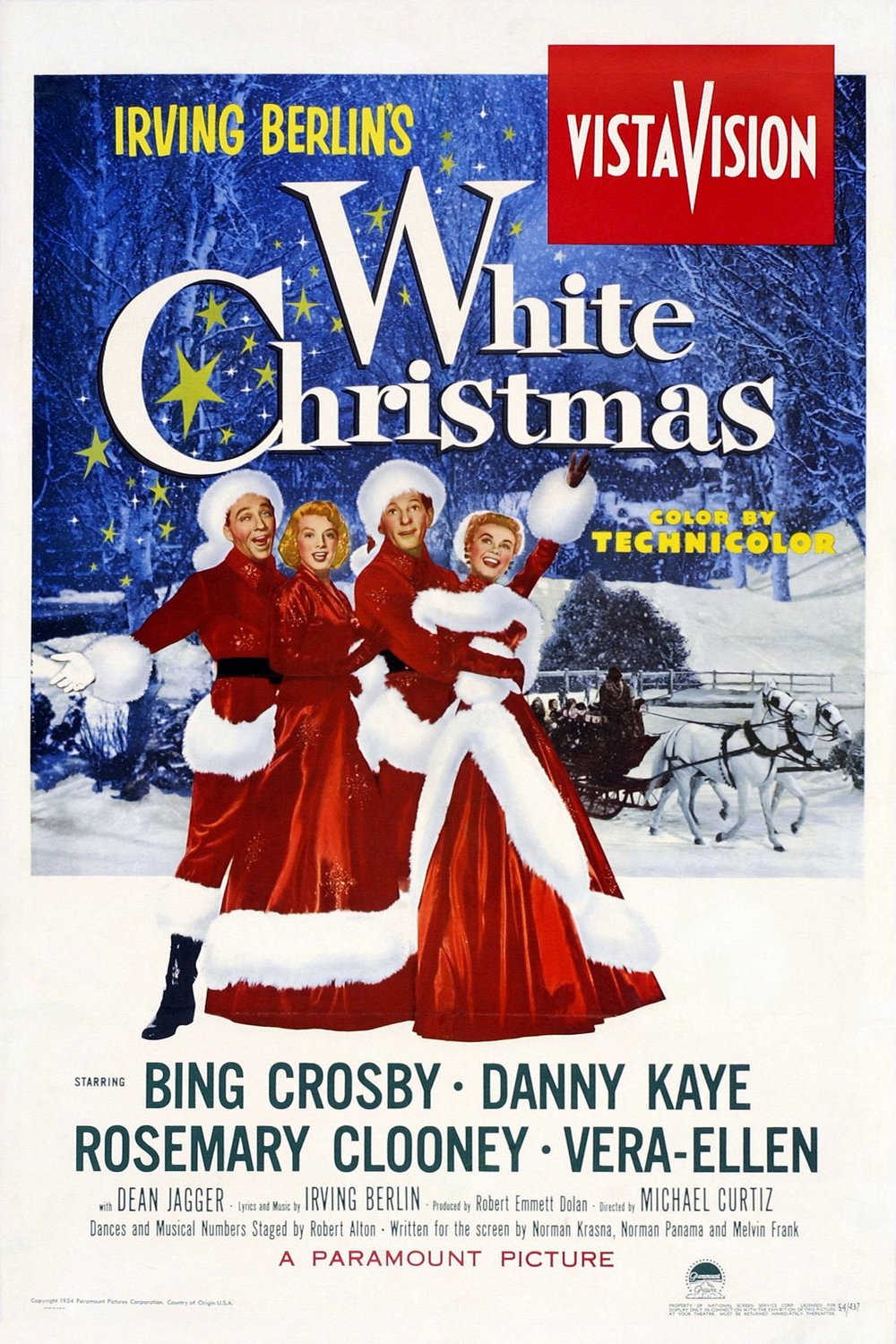 L'affiche du film Noël Blanc