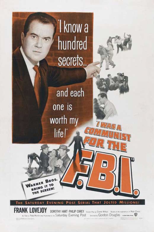 L'affiche du film I Was a Communist for the FBI
