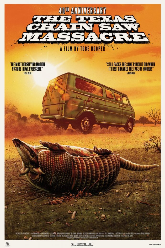 L'affiche du film The Texas Chainsaw Massacre