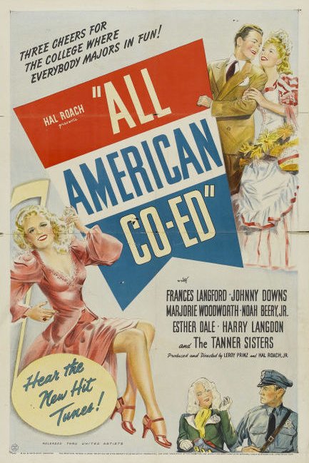 L'affiche du film All-American Co-Ed