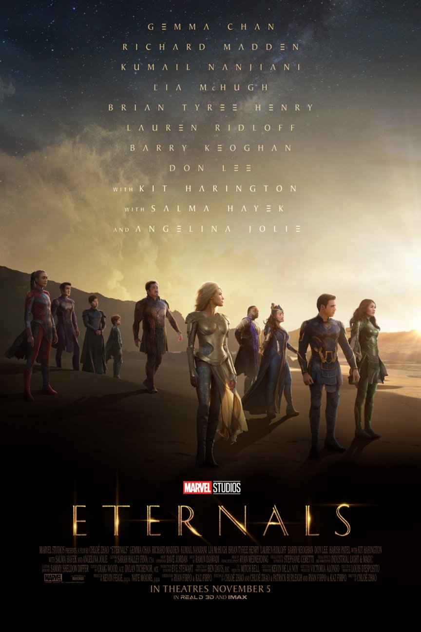 L'affiche du film Eternals