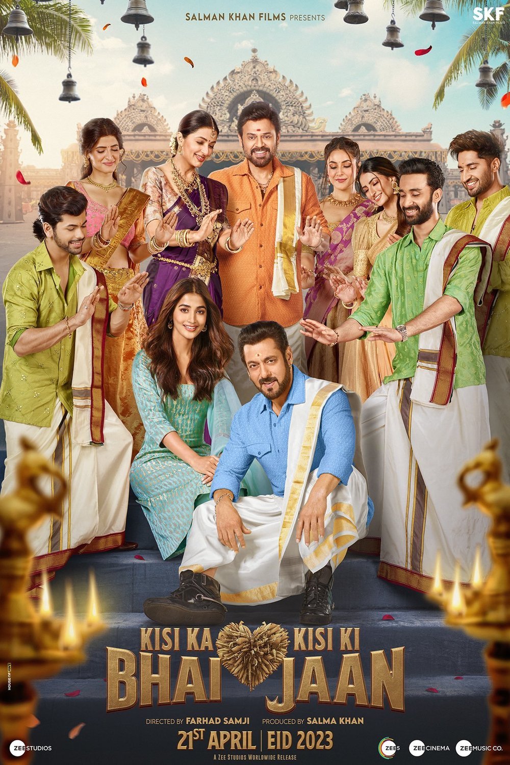 Hindi poster of the movie Kisi Ka Bhai Kisi Ki Jaan