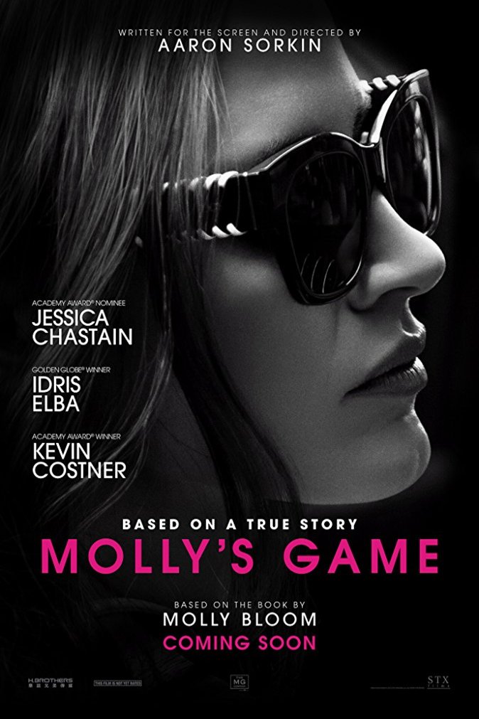 L'affiche du film Molly's Game