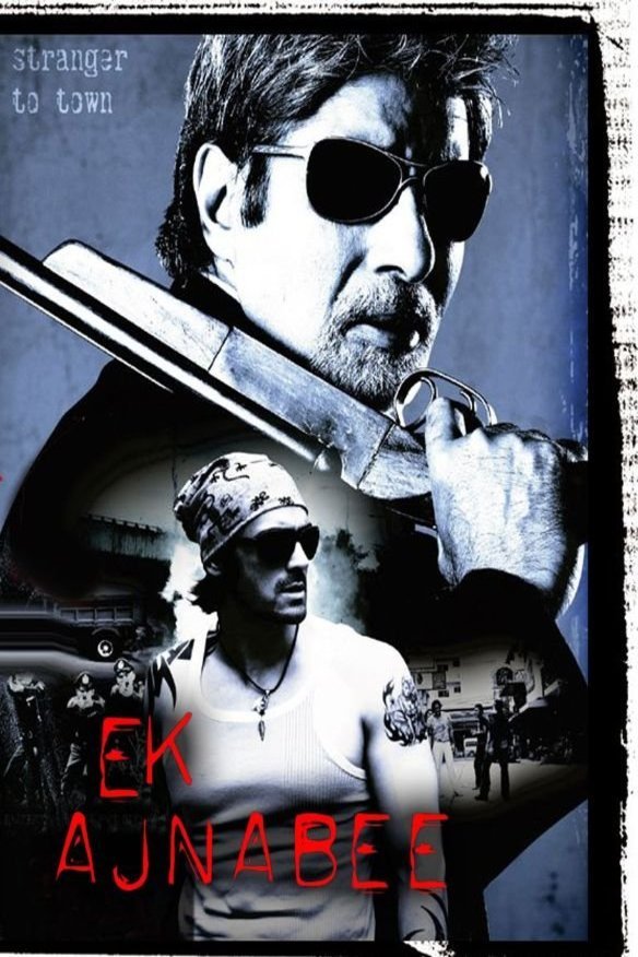 L'affiche originale du film Ek Ajnabee en Hindi