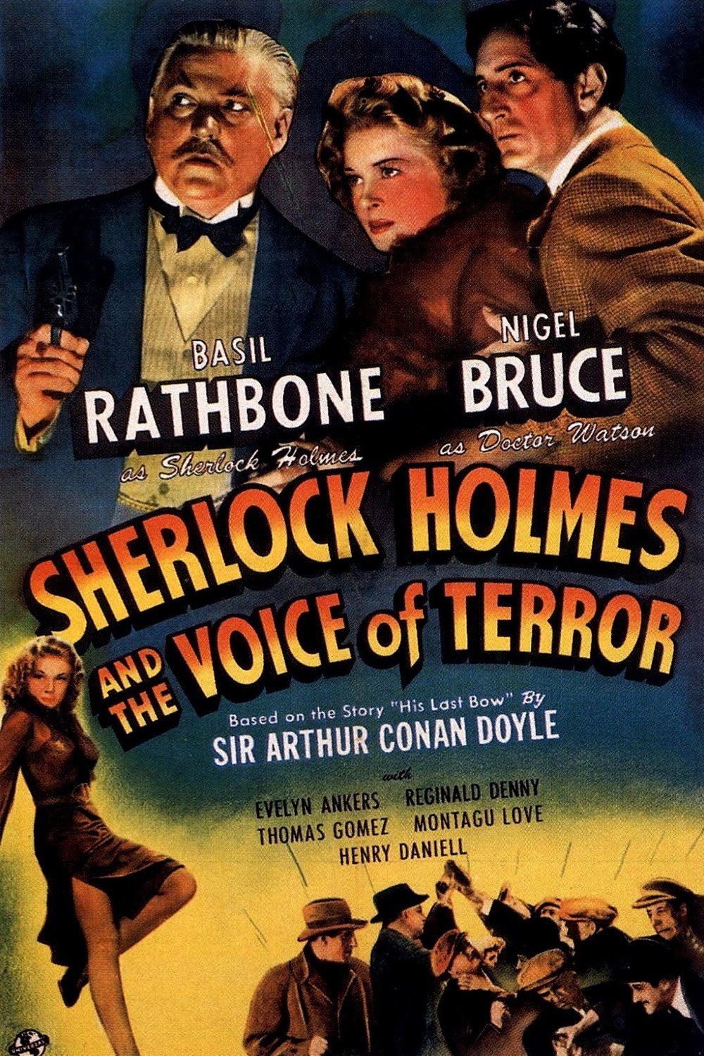 L'affiche du film Sherlock Holmes and the Voice of Terror