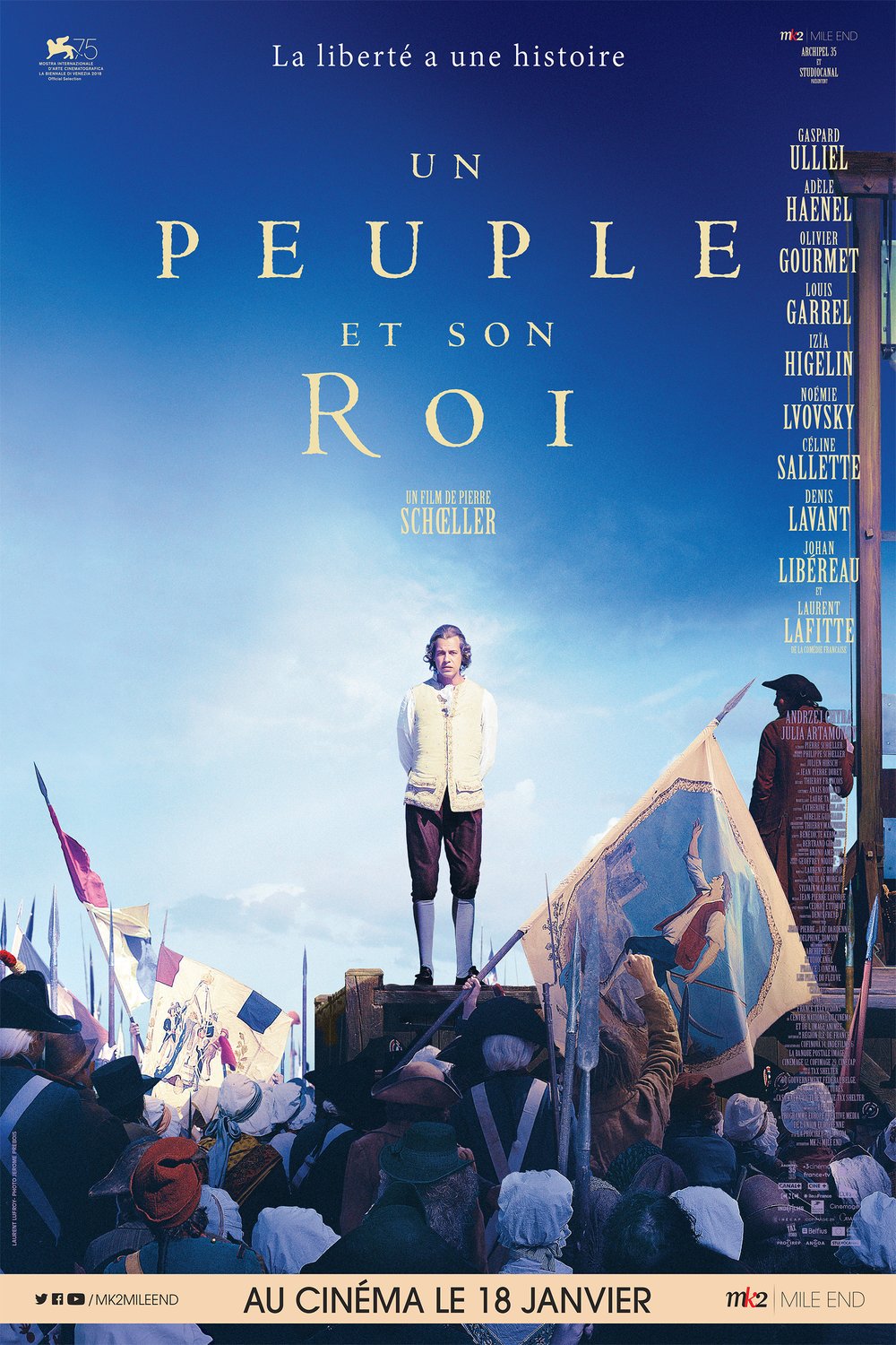 L'affiche du film Un peuple et son roi