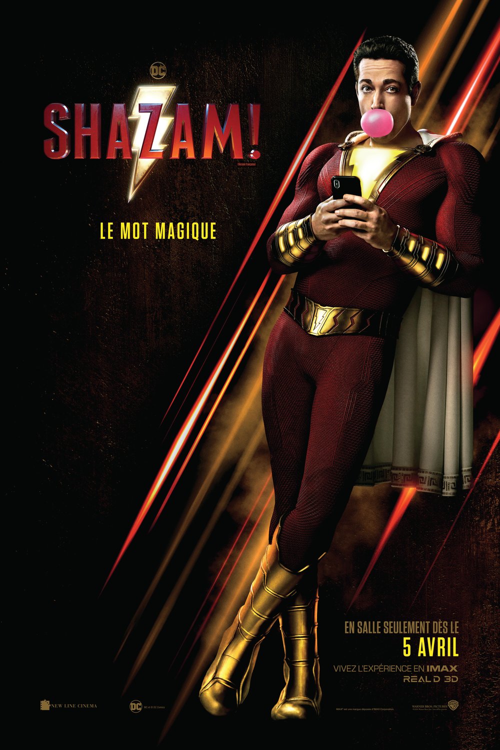 L'affiche du film Shazam! v.f.