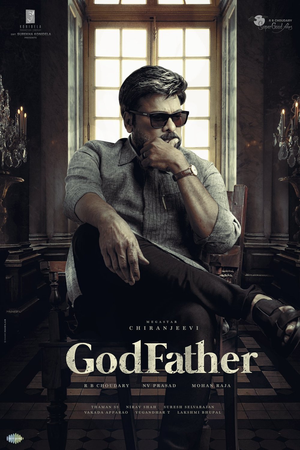 Telugu poster of the movie GodFather
