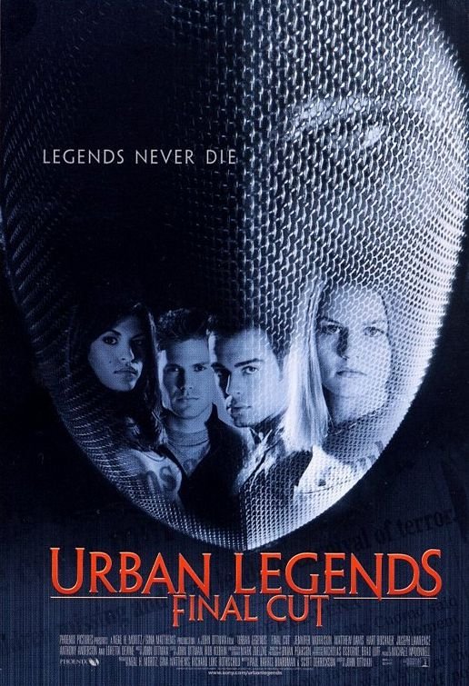L'affiche du film Urban Legends: The Final Cut