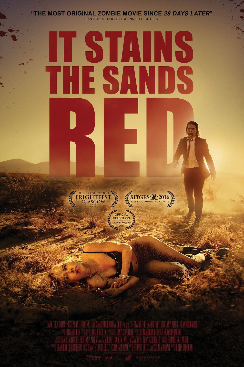 L'affiche du film It Stains the Sands Red
