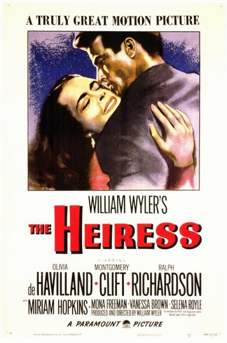 L'affiche du film The Heiress