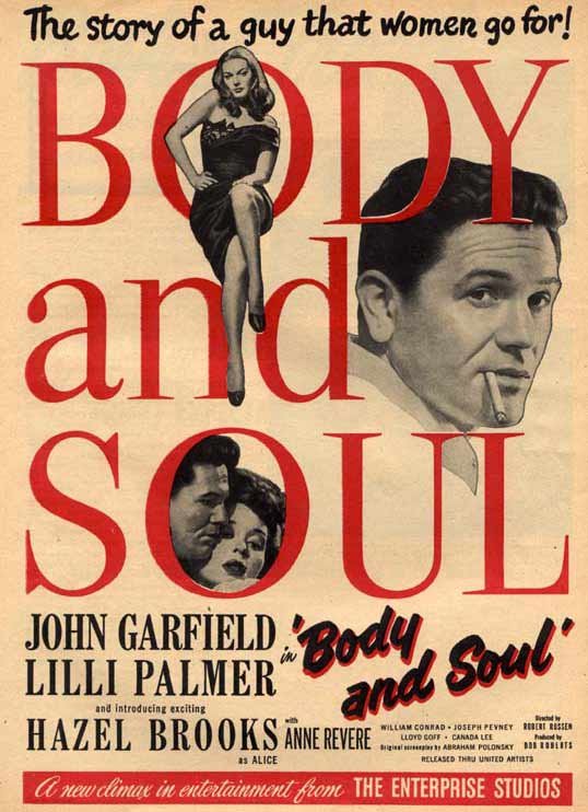 L'affiche du film Body and Soul