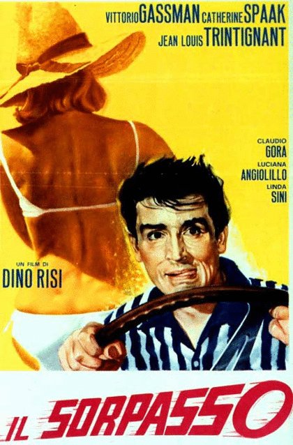 L'affiche originale du film Il sorpasso en italien