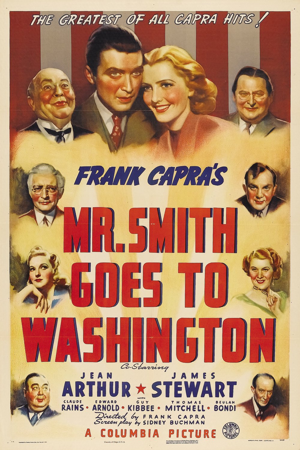 L'affiche du film Mr. Smith Goes to Washington