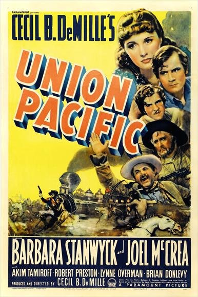L'affiche du film Union Pacific