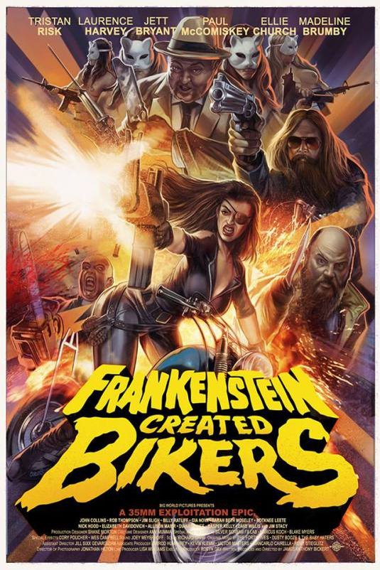 Poster of the movie Frankenstein Created Bikers