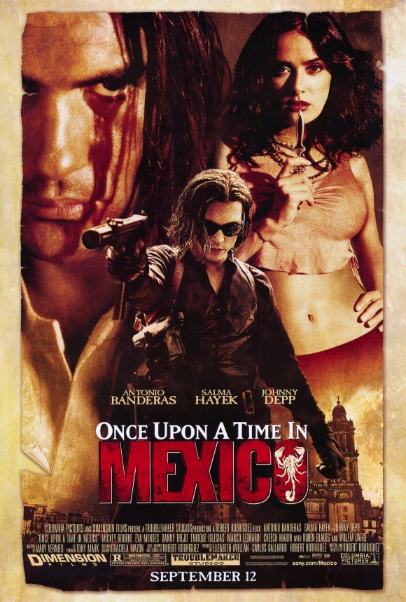 L'affiche du film Once Upon a Time in Mexico