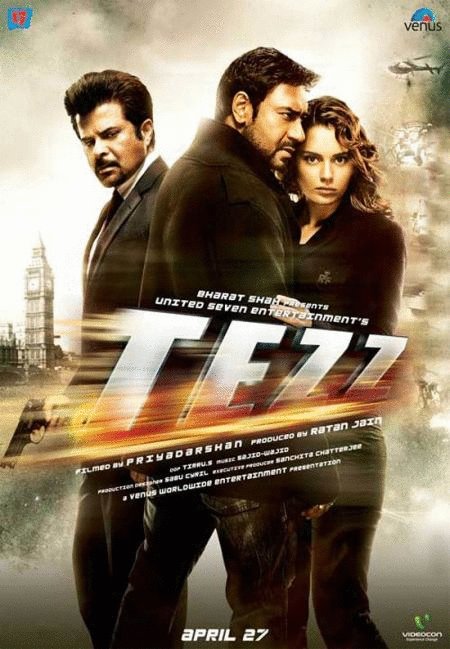 Hindi poster of the movie Tezz