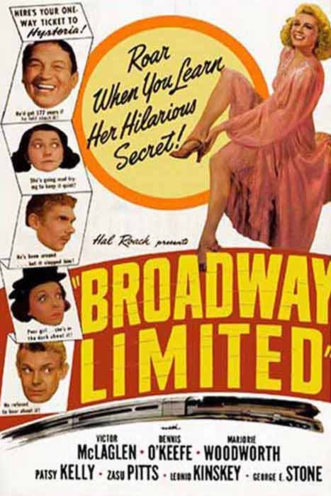 L'affiche du film Broadway Limited
