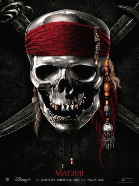 L'affiche du film Pirates of the Caribbean: On Stranger Tides