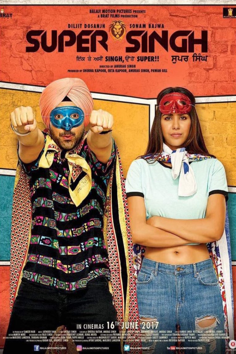 Punjabi poster of the movie Super Singh