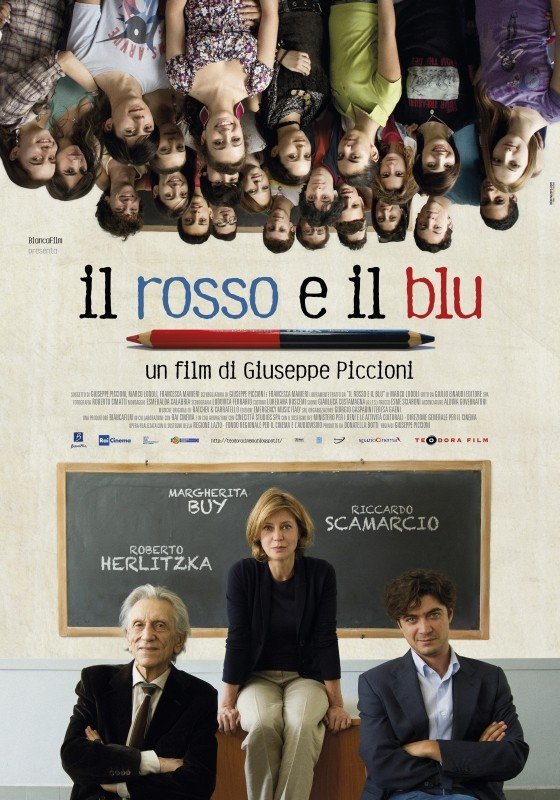 L'affiche originale du film The Red and the Blue en italien