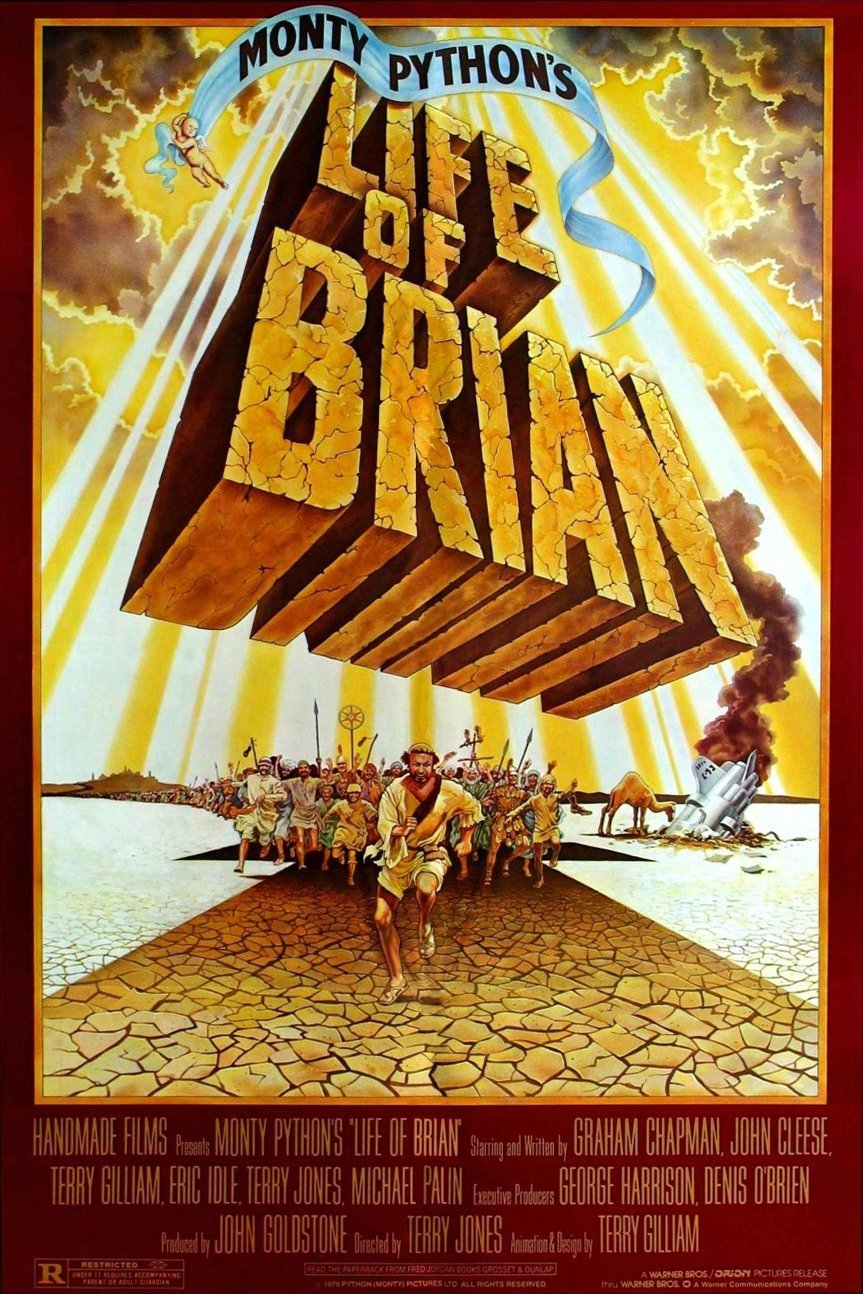 L'affiche du film Monty Python's Life of Brian