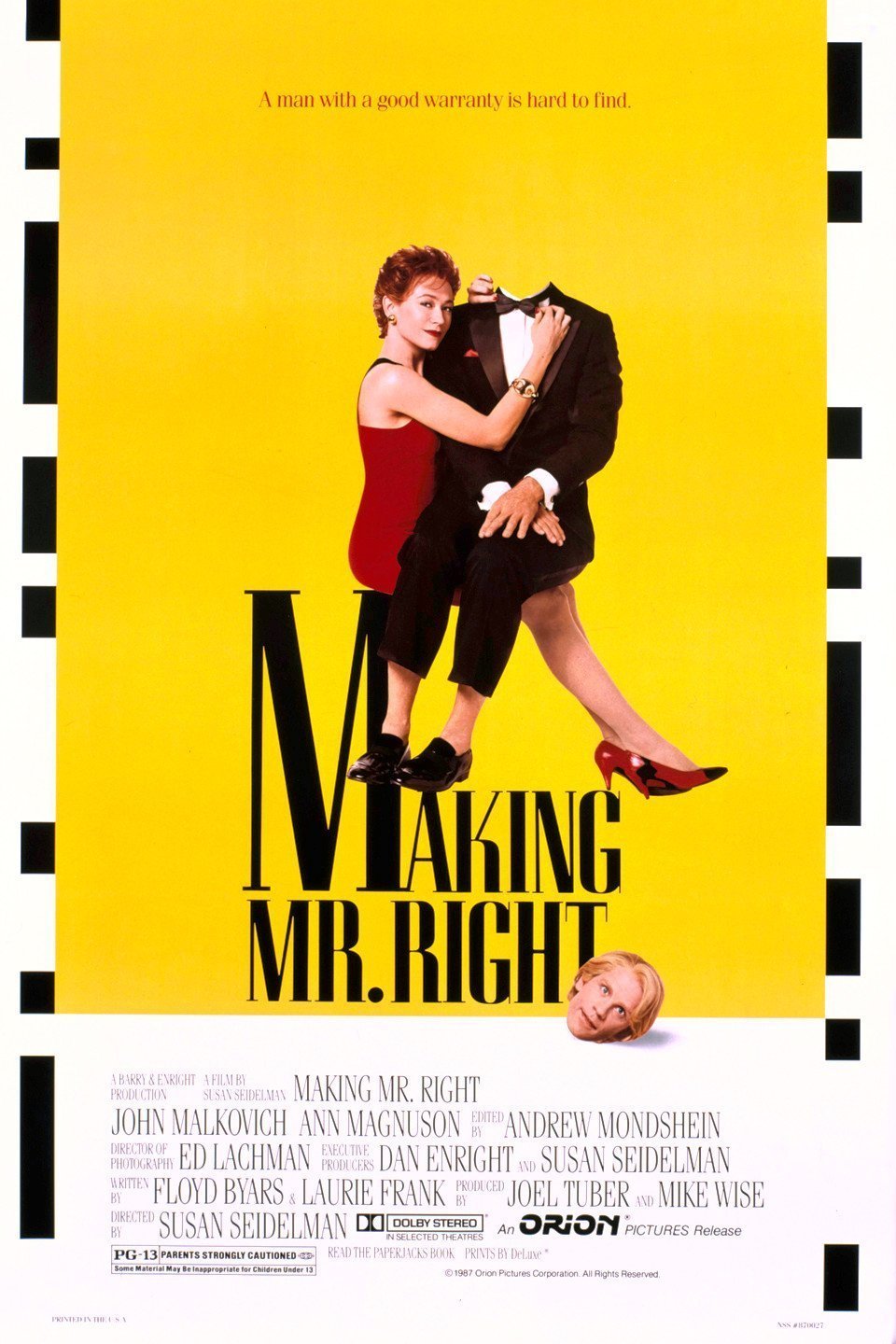 L'affiche du film Making Mr. Right