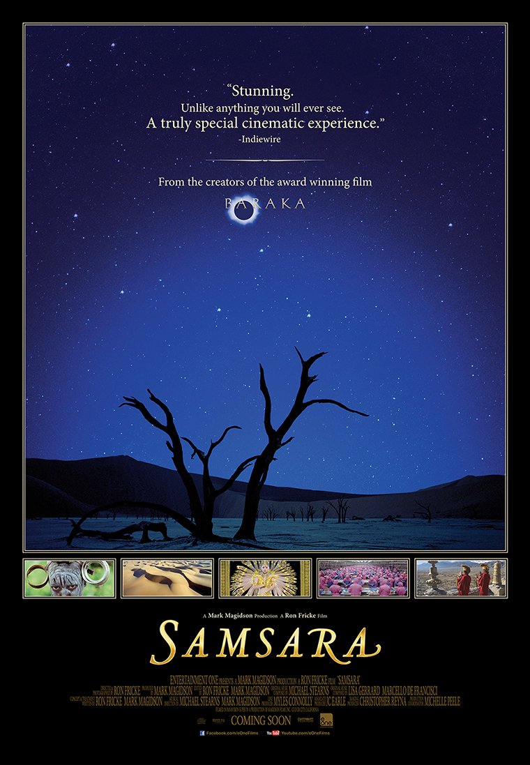 L'affiche du film Samsara